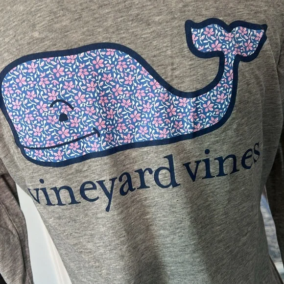 VINEYARD VINES long sleeve tee, grey size XS - Picture 5 of 8